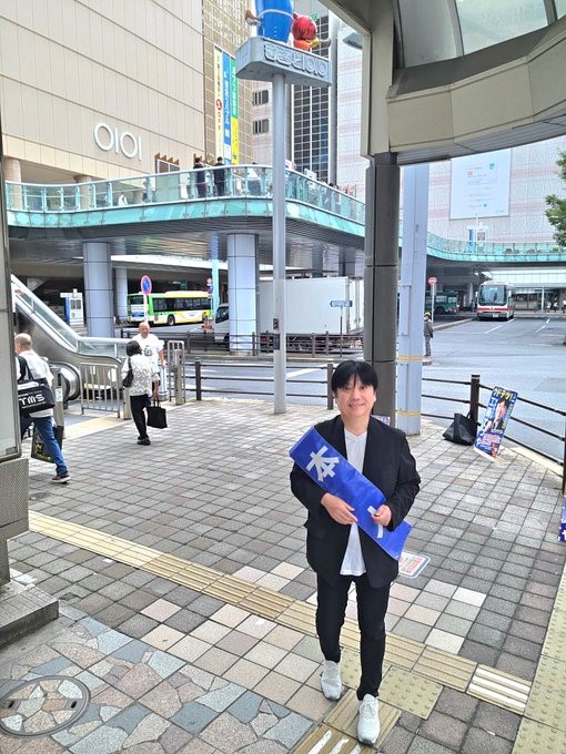 朝の街頭活動